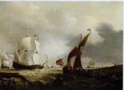 unknow artist Seascape, boats, ships and warships. 29 oil on canvas